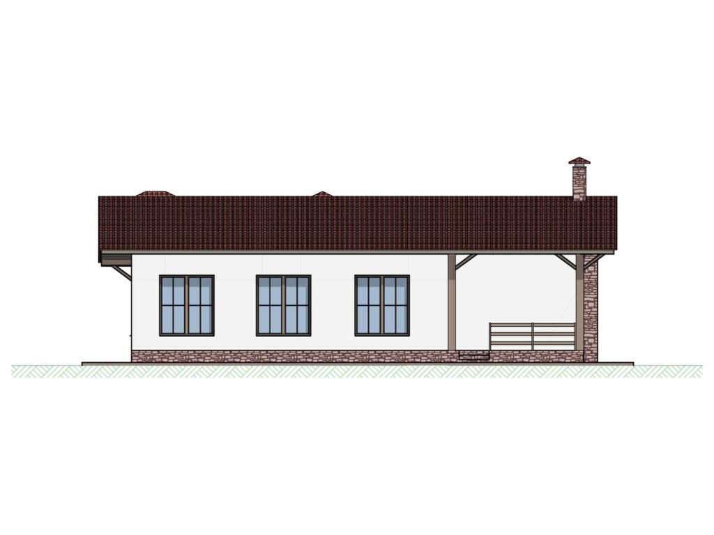 Скачать готовый проект одноэтажного дома, чертежи и фото одноэтажного дома - фото 15