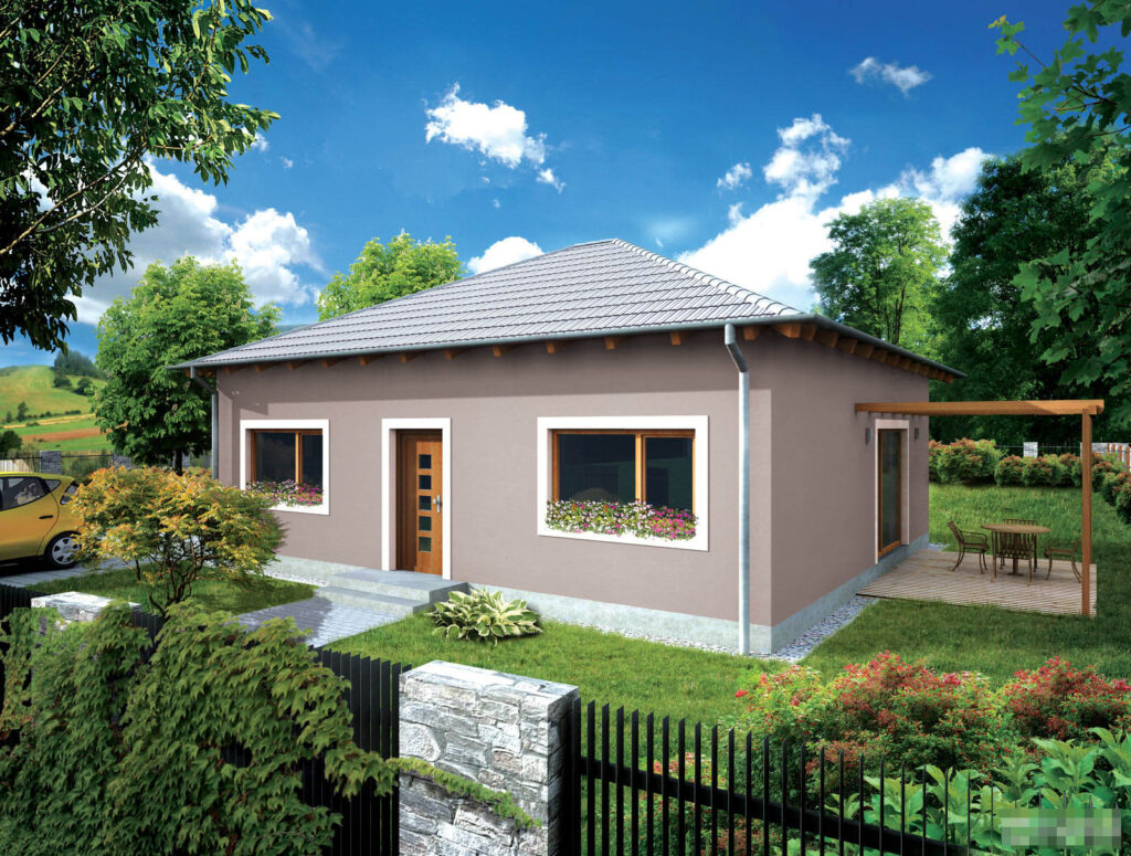 Скачать готовый проект одноэтажного дома, чертежи и фото одноэтажного дома - фото 4