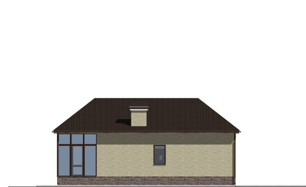 Скачать готовый проект одноэтажного дома, чертежи и фото одноэтажного дома - фото 5