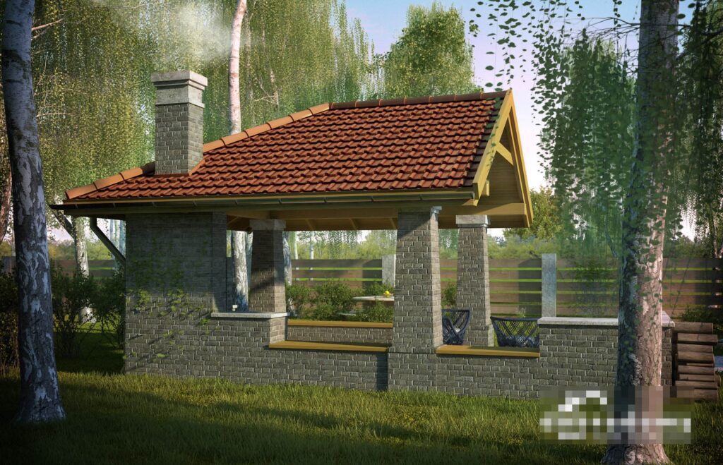 Скачать готовый проект гаража, чертежи и фото гаража - фото 1
